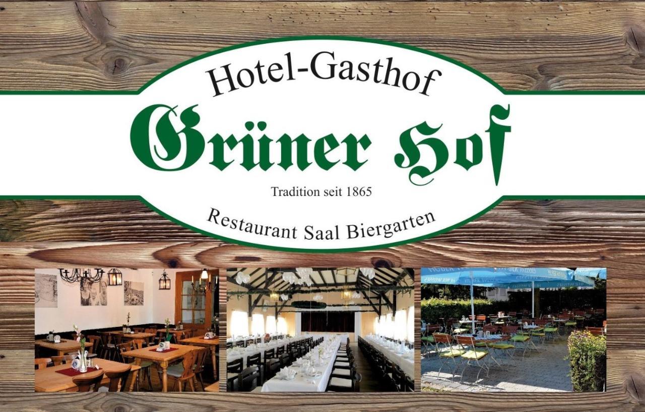 Hotel-Gasthof Grüner Hof Freising Exterior foto